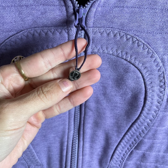 Lululemon‎ Womens Purple Size 6 Cuddle Up Zip Up Jacket Athleisure Fall - Picture 3 of 7
